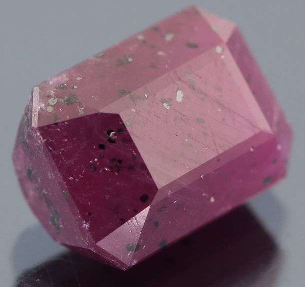 Rich violet red 12.50ct unheated Winza Ruby