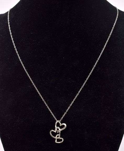 Sterling Silver Heart Pendant Necklace