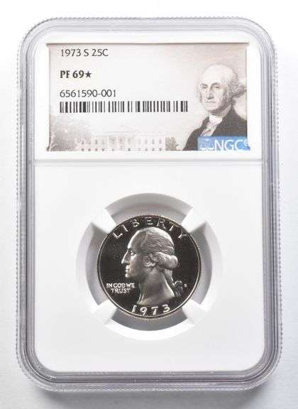 PF69* STAR 1973-S Washington Quarter NGC