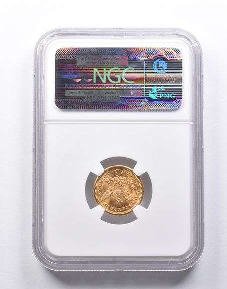 MS67 1906 $2.50 Liberty Head Gold Quarter Eagle NGC