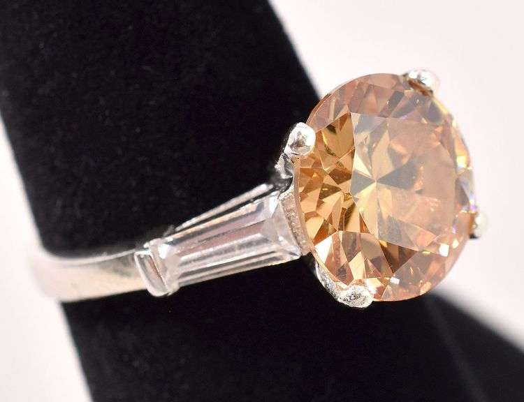 Sterling Silver White CZ Ring