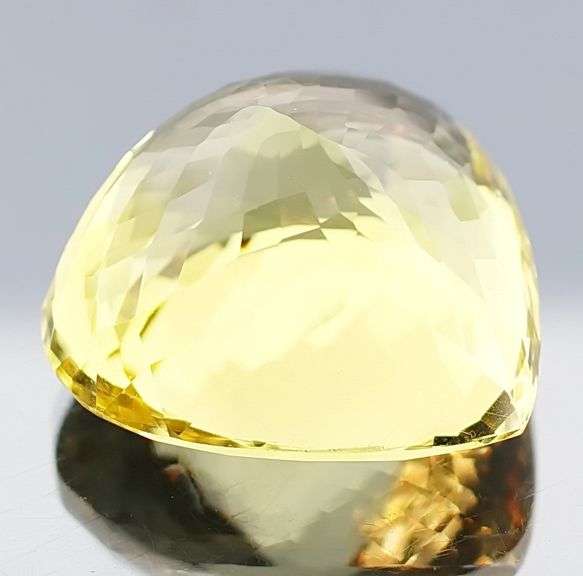 Colossal! 159.74ct pear cut Citrine