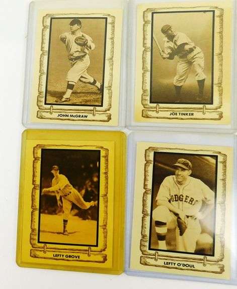 6 Baseball Legends Cards by Cramer Sports Promotions