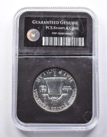 Genuine Proof 1955 Franklin Half Dollar