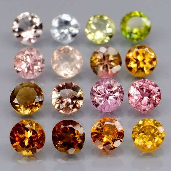 Fancy color! Untreated! 3.55ct Tourmaline set