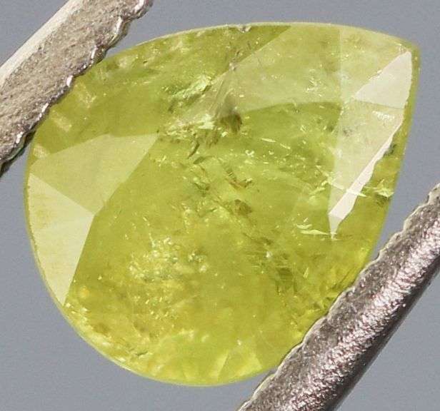 Stunning .64ct untreated Demantoid Garnet