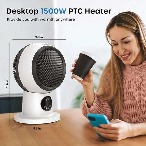 Space Heater EHT150: 1500W Fast Heating