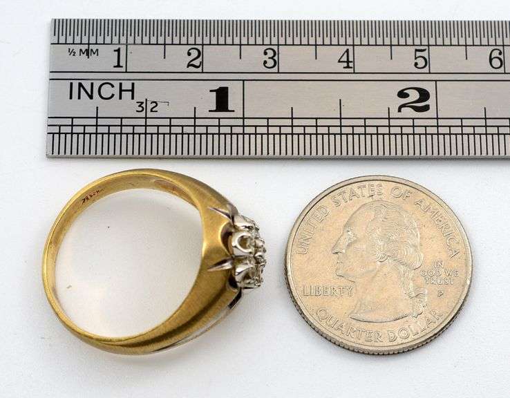 Classic Man's Diamond Cluster Ring