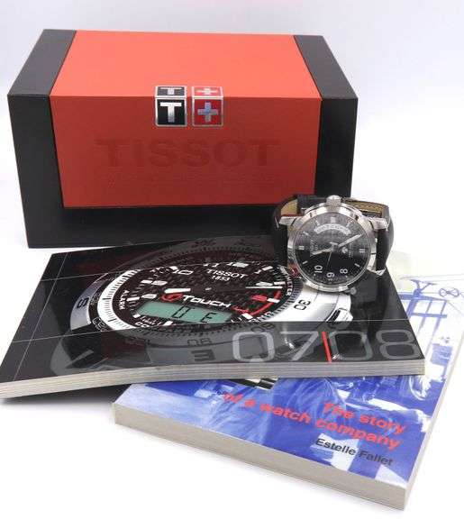 Tissot PRC 200 auto quartz 38mm black dial watch