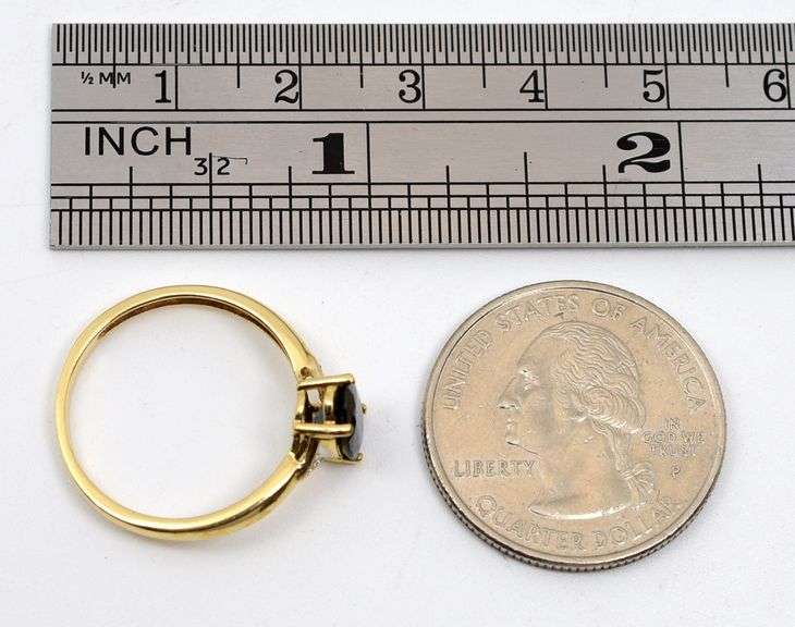 Feminine Oval Sapphire Ring