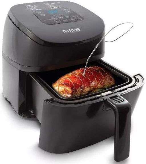NuWave NW36112R 4.5 Qt Air Fryer with Probe