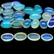 Smoldering 7.82ct unheated Jelly Opal set
