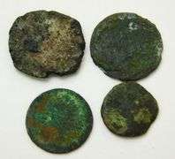 4 Ancient Roman Crusader Coins