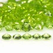 Dazzling 12.02ct untreated apple green Peridot set