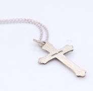 925 Sterling silver cross pendant on chain necklace