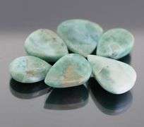 Awesome 62.76ct 6pc. Larimar set