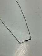 BRAND NEW 14K WHITE GOLD AND DIAMOND NECKLACE