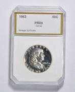 PR69 CAM 1963 Franklin Half Dollar - Graded PCI
