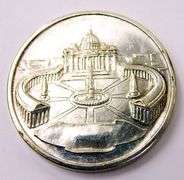 1977 Silver Papal Medal