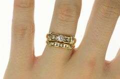 10K Yellow Gold 0.50 Ctw Classic Diamond Engagement Bridal Ring