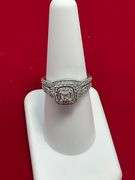 CERTIFIED BRAND NEW 14K WHITE GOLD DIAMOND WEDDING SET