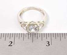 Sterling Silver CZ Gemstone Ring