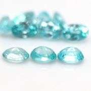 Brilliant 9.50ct sky blue Zircon set