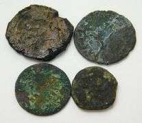 4 Ancient Roman Crusader Coins