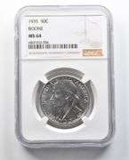 MS64 1935 Daniel Boone Commemorative Half Dollar NGC