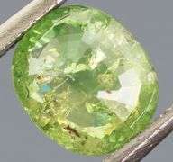 Awesome bright green .97ct untreated Demantoid Garnet
