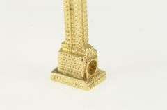 14K Yellow Gold 3D Empire State Building NYC Souvenir Charm/Pendant