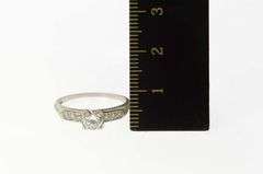 Palladium 0.60 Ctw 1940's Diamond Engagement Ring