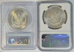 MS64 graded 1879-S (NGC) & 1882-S (PCGS) Morgan Silver Dollars