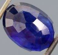 Rich 7.30ct ink blue Sapphire