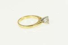 14K Yellow Gold 1.00 Ct Diamond Solitaire Engagement Ring