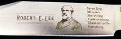 Robert E. Lee Confederate Bowie Knife w/COA, Like New