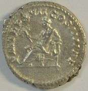 Original near Mint State Caracalla Roman Silver Denarius, 198 to 217 AD