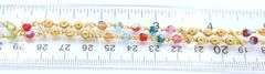 22kt Yellow gold multi colored stone bracelet