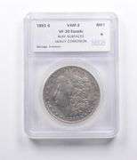 VF30 Details 1893-S Morgan Silver $1 Ruff Heavy Corrosion VAM 2 SEGS