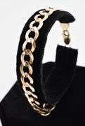 Intriguing 14K Yellow Gold Chain Bracelet- Intriguing 14K Yellow Gold Chain Bracelet