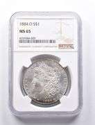 MS65 1884-O Morgan Silver Dollar NGC