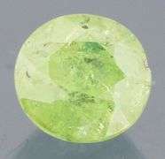 Pale green .56ct untreated Demantoid Garnet