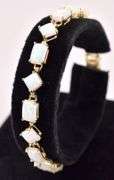 Amazing 14K Yellow Gold Opal Gemstone Bracelets