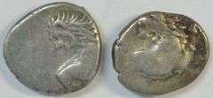 2 Nice Trace, Cherronesos Silver Hemidrachm, 400-350 BC