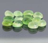 Huge 67.45ct untreated Prehnite cabochon set