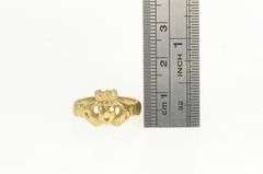 14K Yellow Gold Classic Claddagh Loyalty Symbol Wedding Ring