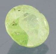 Pale green .56ct untreated Demantoid Garnet