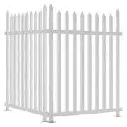 2PC Vinyl Picket Fence Panels