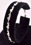 Sterling Silver Bunny Bracelet