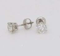 Classic Screw Back Diamond Studs